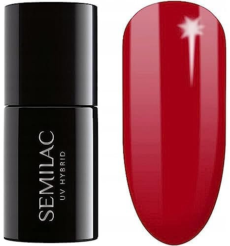 SEMILAC Gel Nail Polish 305 Spiced Apple - Full Coverage Gel Polish - Soak Off Easy To Use LED/UV Nail Lamp - Long Lasting Manicure and Pedicure up to 3 weeks