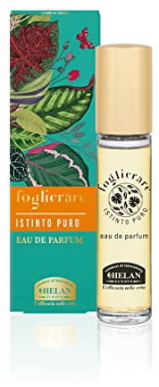 Helan, Foglierare, Istinto Puro - Parfum Femme Fragrance d'Agrumes, Eau de Parfum Floral avec Orange Douce, Bergamote et Ambre, Idéal comme Cadeau Noel - Parfums Femme Élégants, Made in Italy, 10 ml