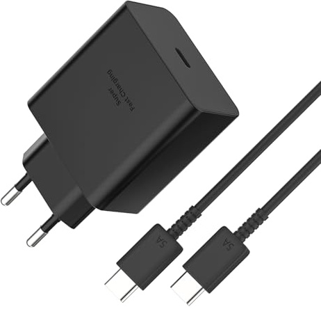 45W Ladegerät USB C Schnellladegerät mit Ladekabel kompatibel mit Samsung S23 S22 S21 Ultra/S22 Plus/Tab S8/Tab S8，Ultra/Tab S8 Plus/Tab S7/Tab S7 FE/Tab S24,S24+ S24 Ultra Netzteil | 45W Ladegerät USB Adapter füi:Samsung Galaxy Ultra S26 S25 S26 S24 S23 S22 S21 S20 FE S10 S9 S8 A55 A54 A53 A52 A51 A50