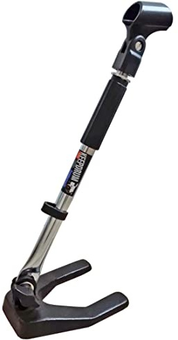 keepdrum MS037 Mikrofonständer niedrige Bauweise ausziehbar mit Guss-Sockel