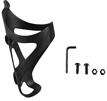 YHESEN - Portabidón para Bicicletas(Mate), Fibra de Carbono, Accesorios para Bicicletas, 74 mm de diámetro, Ultraligero, Ligero y Duradero portabidón para Bicicletas de Carretera, MTB