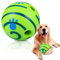 JIZZU Hundeball Hundespielzeug Ball, Giggle Ball, Interaktives Ball, Hundeball Tough Dog Toys, Interaktives Hundebälle Unzerstörbar Quietscheball für Dogs