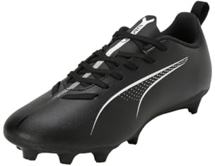 Puma Unisex Youth Ultra 5 Play FG/AG JR Soccer Shoe, Puma Black-Puma White, 35 EU