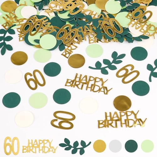 200 Stück Konfetti 60 Geburtstag Tischdeko Geburtstag