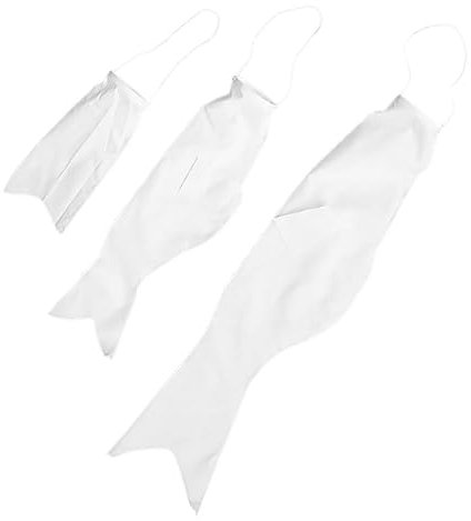 OFFSCH 3stücke Teiliges Japanisches Diy Karpfen Windsack Leer Zum Bemalen Blanko Koinobori Junge Mädchen-bastelset Für Kreative Indoor Outdoor Dekoration