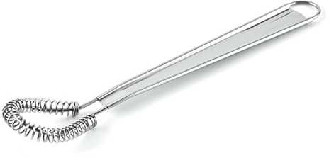 NieKe 1 pièce en Acier Inoxydable, Compatible avec Le Fouet à Ressort Magique à Main, œufs de Cuisine, mélangeur de sauces, Outils de Batteur à œufs, Accessoires de Cuisine, Batteur à œufs(Silver)