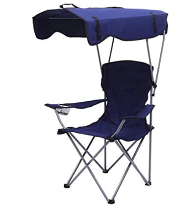 Outdoorstuhl Campingstuhl Klappstuhl Campingstuhl Mit Schattendachstuhl, Klappliege, Verstellbarer Outdoor-Strand, Leichter Sonnenschirm, Klappstühle Angelstuhl Faltstuhl Camping-Stühle ( Color : A ,