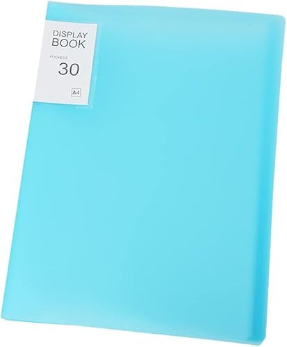 SHOOHOME Diamond Painting Aufbewahrungsbuch A4 Diamant Painting Bilderalbum Zubehör Aufbewahrung Folder für Diamant Malerei Bilder (A4, Blau)