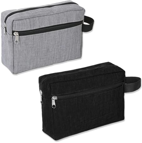 BDSHUNBF 2 Pcs Beauty Case Uomo: Trousse da Viaggio, Ideale per Viaggi, Washbag e Altro