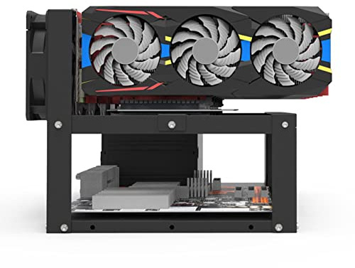 Ausla gpu Rack bergbau Rig Frame Fall grafikkartenhalter Miner Computer grafikkartenständer 6 steckplätze6gpuopenminingframe aus Stahl mit Brackets 6gpuopenminingframe