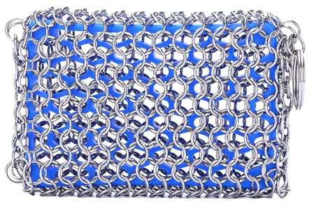 AstraGlam Premium Topfreiniger Aus 316 Edelstahl, Innovativer Stahlschwamm Für Gusseisen, Vielseitiges Zubehör Für Dutch Oven Und Kochgeschirr, Langlebig Und Effizient