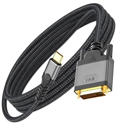 Type C Cable 1080P 60Hz Laptop Extension Cord Converter Line Male Male Adapter Wire Black