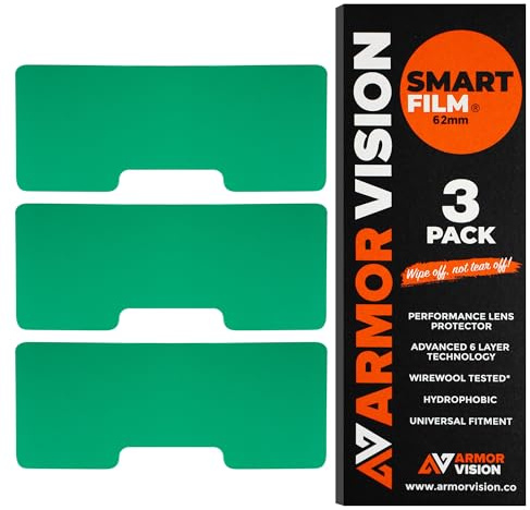Armor Vision Smart Film - Protezione per obiettivo, idrorepellente, antigraffio e universale,