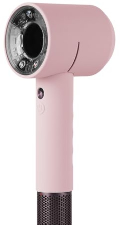 JZ Silicone Skin Compatible with Dyson HD16 Hairdryer Makeover,Anti-Scratch Shockproof Dust Droof Travel Protective Case Cover,Cover Adorable Stickers for Hairdryer (Pink)
