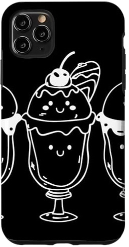 Hülle für iPhone 11 Pro Max Eisbecher Comic Look Glace Fruchteis