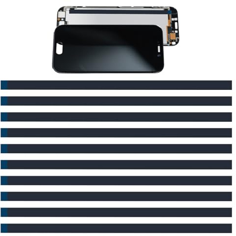 Bruislard Cinta adhesiva para pantalla LCD, 10 unidades, para pantallas de ordenador portátil, tablets, teléfonos móviles, ordenadores portátiles, pantallas LCD, reparación (sin asa, 212 mm)