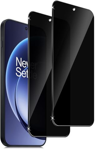 Holilo 2 Stück für Oneplus 15 Sichtschutz Schutzfolie für Panzerglas, Anti-Spy Privacy Sichtschutzfolie schützen Displayschutzfolie Schwarzer Rand Privacy Schutzglas
