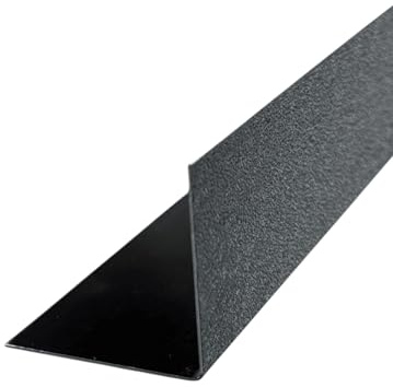 profile-metall Aluminium Winkelprofil 2000mm (2m) – 1mm Stark – Kantenschutz & Eckschutz L-Profil Leiste Anthrazit, Schwarz, Weiß, Natur, Farbe: Anthrazit Struktur, Größe: 20x50 mm
