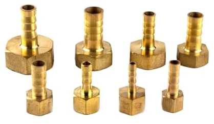 Racores de empalme con espiga de latón, Conector de lengüeta for manguera Pagoda neumática, hilo femenino 4-25mm, accesorios tubería latón 1/8-3/4 pulgadas(19mm,3/4)