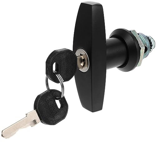 Tipo T Manija Cerradura del gabinete Cerraduras de Leva para gabinetes de Alto y bajo Voltaje Caja de distribución Dispositivo de distribución Gabinete de Control