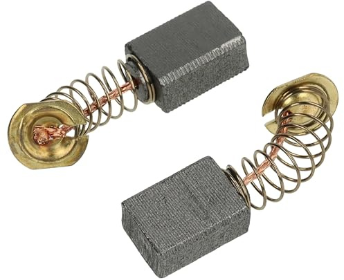 vhbw 2x Balais de charbon pour moteur 6 x 9 x 12mm compatible avec Makita 6952, 6953, 6960D, 9011, 9031, 9032, 9035D, 9303BH outil électrique