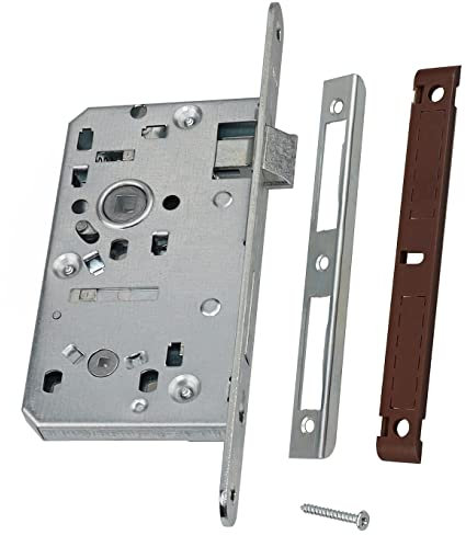 Einsteckschloss Türschloss Schlosseinsatz WC Bad Zimmertürschloss 72/55 Rechts