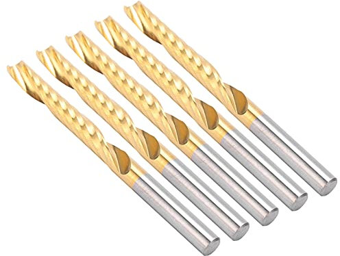 Fresa a candela, 4x22x50mm Fresa a spirale in acciaio ad alta velocità Fresa a candela a 1 flauto Ampiamente usata per il meccanico per attrezzi di riparazione