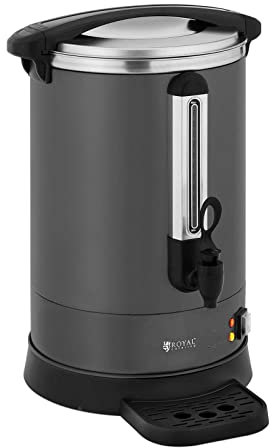 Royal Catering RC-WBDWTC14G Machine à café filtre Cafetière à filtre Cafetière pro Percolateur électrique 14 l Acier inoxydable