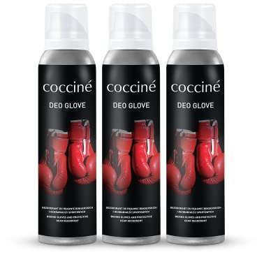 Coccine - Déodorant pour Gants de Boxe et Gants de Sport, Effet Antifongique et Antibactérien, Elimination Efficace des Odeurs, Application Confortable, Prolonge la Durée D'utilisation (3 pièces)