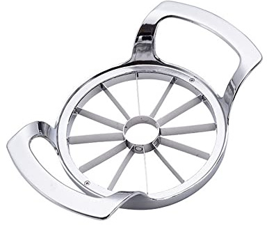 TopHomer Apple Slicer 12-Blade Extra Large Apple Corer, Stainless Steel Ultra-Sharp Apple Cutter, Pitter, Divider