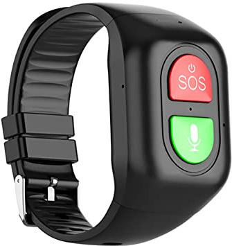 BagLEv Elderly Fitness Tracker with Fall Alarm Detection and GPS Location Smart Watch Pedometer Call SMS Notification Smartwatch for Women Men