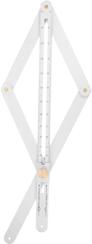 BESTonZON Winkelmesser Aus Edelstahl Winkelsucher Winkelmesser für Schreiner Holzbearbeitungswinkelmesser Leicht Zu Falten