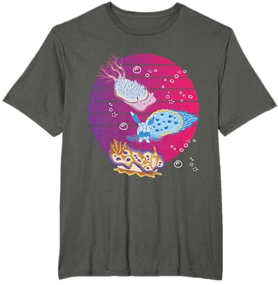 Nudibranquio Sea Slug Biólogo marino y acuarista Océano Camiseta