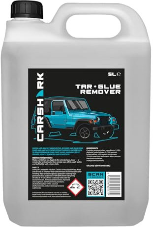 CARSHARK Tar and Glue Remover 5 Litre Spray, Fast Acting Formula, Removes Tar, Bitumen, Glue