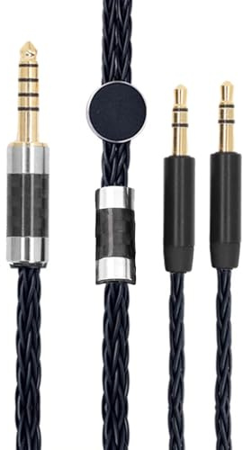 Plyisty 4,4 Mm Symmetrisches Kopfhörerkabel, Ersatz-Upgrade-Audiokabel, für AH-D600, AH-D7200, AH-D7100, AH-D9200, AH-D5200, Focal Elear, Meze 99 Classics