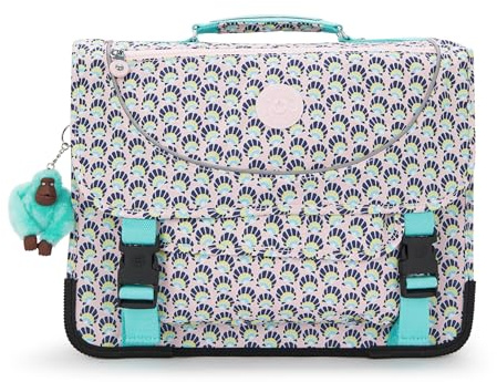 Kipling PREPPY Medium schoolbag, Geo Shell (Blue)