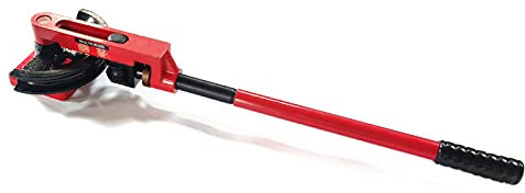 Qussse Manuelle Rohrbieger, Rohrbiegemaschine Rohrbiegegerät Handrohrbieger Ø10-25mm für 0,8-2mm Kupfer Aluminium Edelstahlrohren
