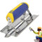 Manual Concrete Edging, Concrete Joint Trowels with Curved End/Straight End, Precision Concrete Trowel, Ergonomic Handle, Concrete Cutting Tools for Concrete Projects, Constru