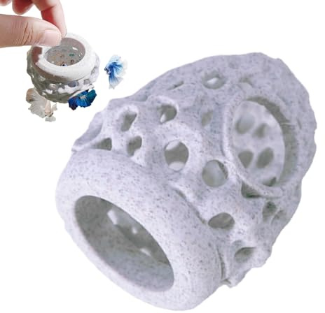Höhle für das Aquarium, simulierter Bimsstein, Dekoration für Aquarien, Höhlen, Fischhaus, unregelmäßige poröse Beta-Höhlen, poröser Steinverzierung, Schutz für die Dekoration von Lebensräumen