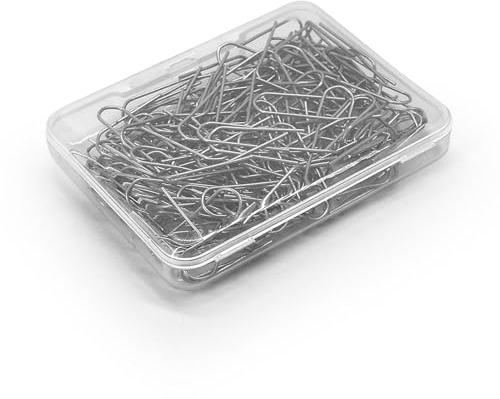 Nikromtråd, Hög Brandtråd för Keramik Hög Temptrådslåda med Nikrom Trådhoppringar med en Praktisk Plastlagringslåda för Enkel åtkomst och Organisation för (200 st)