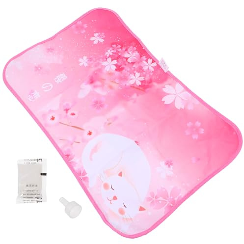 Artibetter Sommerkühlkissen Wiederverwendbares Eiskissen Rosa aus Pvc und Polyester mit Hoher Druckfestigkeit für Mittagspause