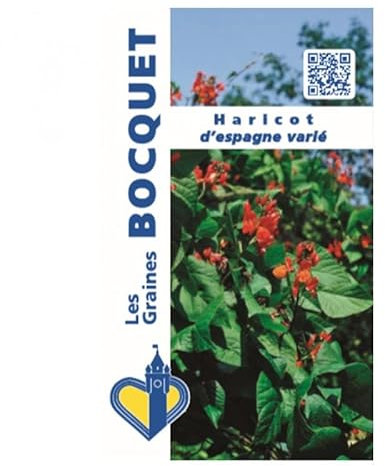 Sachet de graines de Haricot d'Espagne en mélange - 15 g - fleur annuelle - LES GRAINES BOCQUET