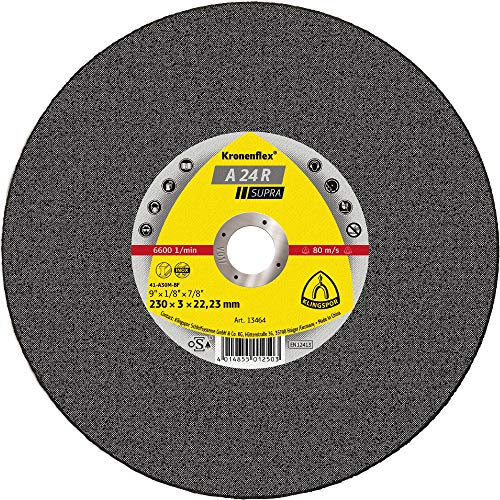 25 x Klingspor A 24 R Trennscheiben, 180 x 3 x 22,23 mm gekröpft