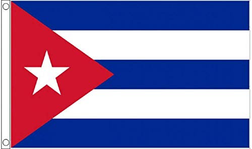 Bandera de Cuba, grande de 5 x 3 pies FlagSuperstore©