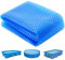 TOSANEO Pool Solarabdeckplane Rund Ø 366 cm Poolheizung Solarfolie 120 µm Solarplane Poolsolarplane Solar Heizung Solarabdeckung Wärmeplane Folie Blau zuschneidbar