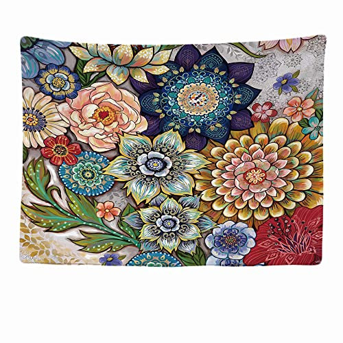 Ulticool - Blumen Natur Kunst - Wandteppich - 200x150 cm - Großer Wandteppich - Poster Verzierung - Dekoration - Tapete - Leinwand - Malerei - Zubehör Raumteiler