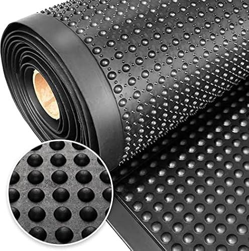Tapis de travail Bubble| Tapis anti-fatigue pour poste debout| Tapis de sol ergonomique| Tapis de confort imperméable, résistant aux intempéries| Tapis de poste travail amortissant KARAT (90 x 700 cm)