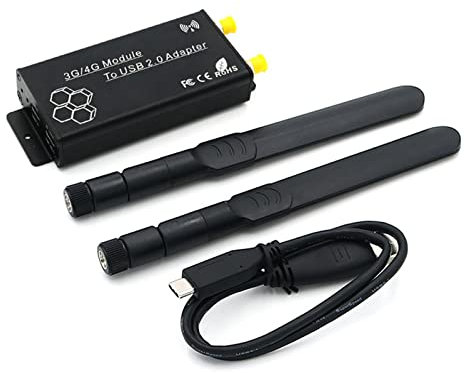 HOOLRZI Antenna portatile NGFF per adattatore M.2 a USB con slot per schede WWAN/LTE modulo aggiornamento per 3G/spina scheda & adattatore Ngff a USB