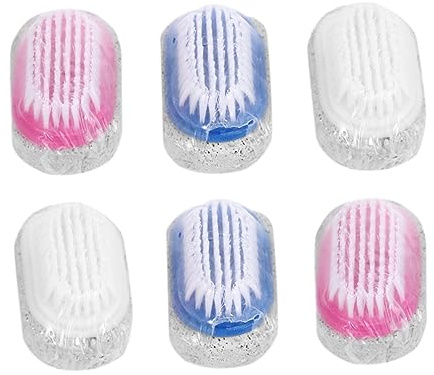 6 Pezzi pietra pomice pedicure attrezzi naturale tavola raschiante Macchia forniture spazzolino per le unghie