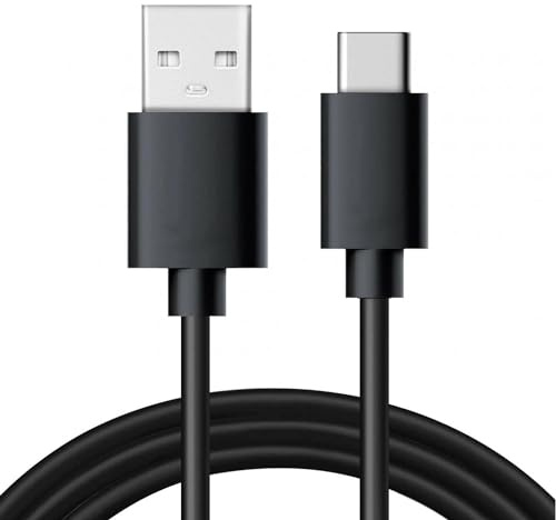 CABLEPELADO Cable USB 2.0 3A Tipo C macho - Tipo A macho, Cable USB-C a USB-A, Cable de carga USB Tipo C a Tipo A, Cable de sincronización USB-C, 5V / 3 A (15.0 W) max, Negro, 1 Metro